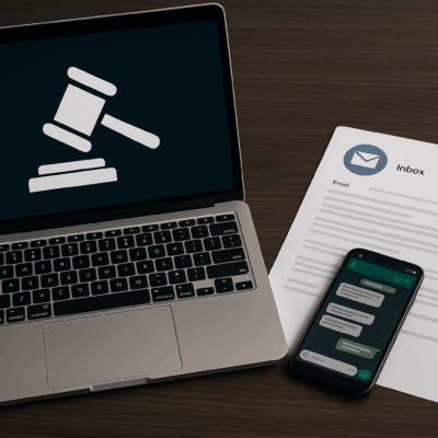 Haber-1099: Ekran görüntüsü, WhatsApp yazışmaları ve e-postaların hukuki dijital delil sayılabilmesi için gereken şartlar bu yazıda ele alınıyor.